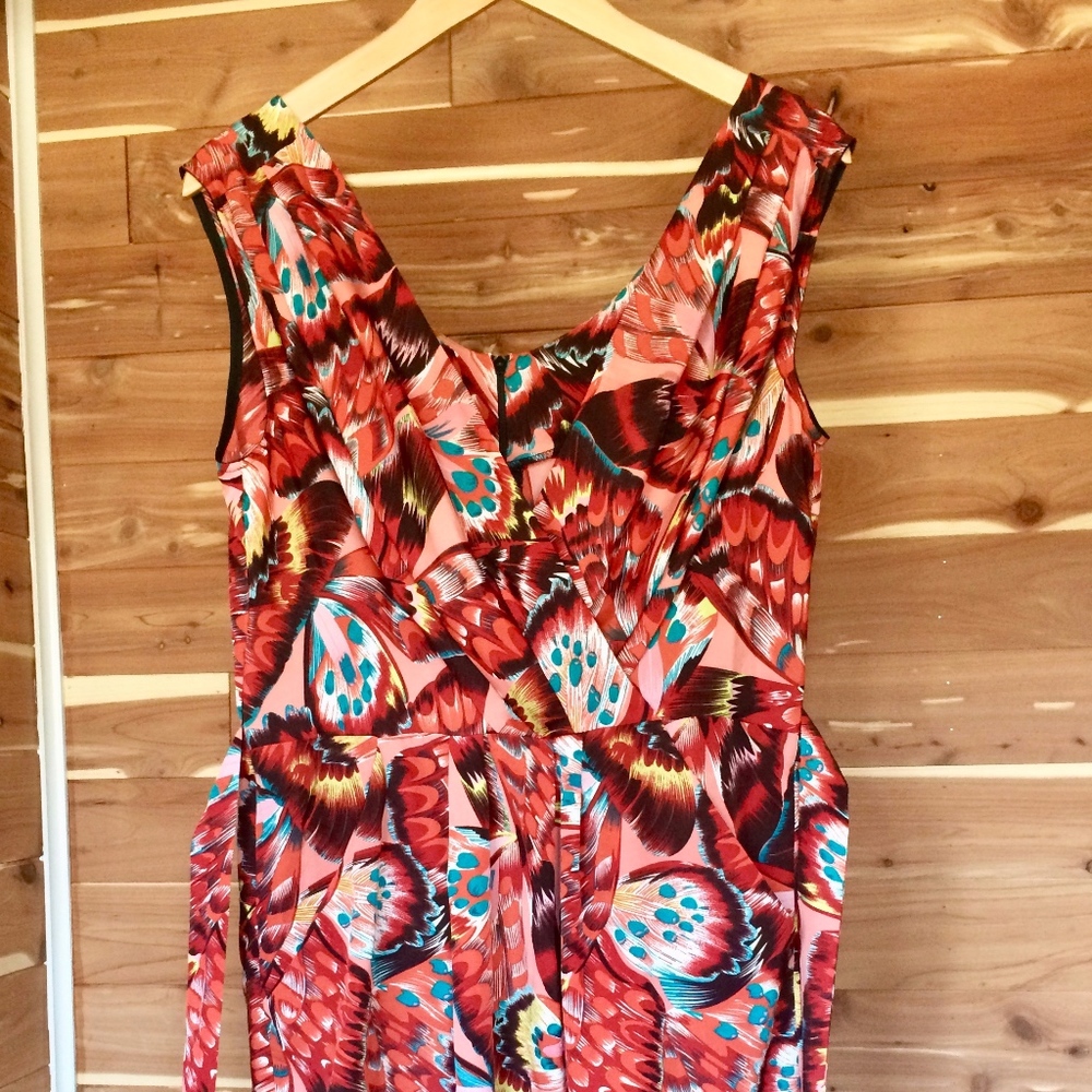 Fabulous, Plunging, Draped Sundress - M - Boutique
